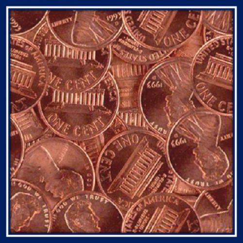 30 Custom Pennies Art Personalized Address Labels