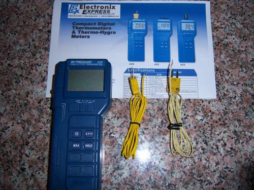 Bk precision 630 dual k-type thermometer for sale