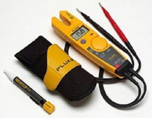 Fluke t5-h5-1ac kit 3 piece 1000v usa electrical tester  custom holster and ac v for sale