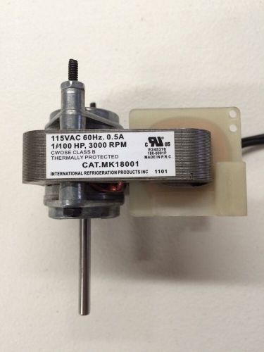 Beacon 120v 0.5a 1/100hp 3000rpm motor mk18002 for sale