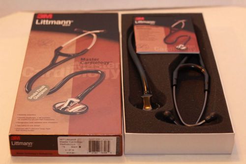 3M Littmann Master Cardiology Smoke Finish - Black Tube Stethoscope 2176