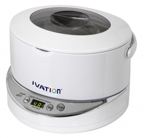 IVATION IVUC96W DIGITAL ULTRASONIC Jewelry CLEANER - ADJUSTABLE POWER-Auto Off