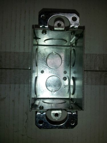 (1 pc) 3&#034; x 2&#034; electrical switch box 2-1/2&#034; deep gangable conduit kos ~raco 503 for sale
