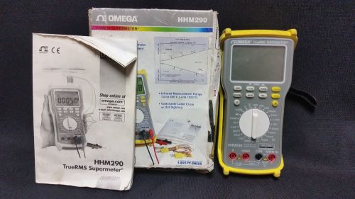 Newport hhm290 truerms supermeter w/ laser sighting &amp; thermocouple thermometer for sale