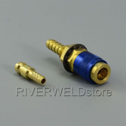 Gas &amp; water Quick Connector Fitting Hose Connector For Tig Welder &amp; Torch