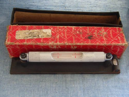 ** 8&#034; STARRETT MACHINIST LEVEL NO. 98 in ORIGINAL BOX **