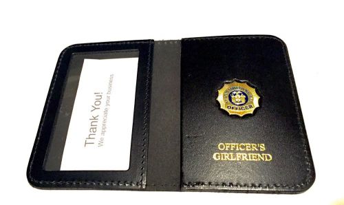 NYDOCCS Corrections Mini Badge Leather ID License Holder (Officers Girlfriend)