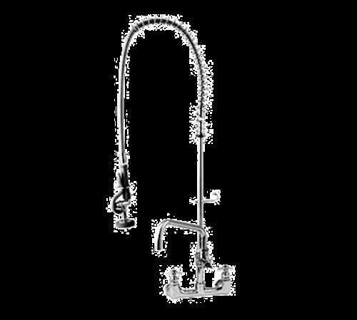 T&amp;S Brass B-0287 Pre-Rinse Unit wall mounted 8&#034; center base faucet