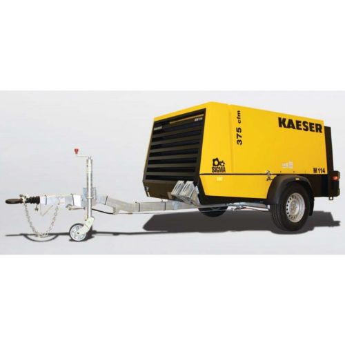 New kaeser m114 towable diesel air compressor m114 tier iv final kaeser m114 for sale