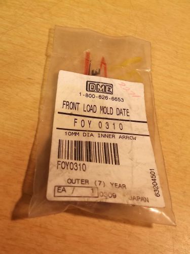 NEW DME Front Load Mold FOY 0310 10mm Diam Inner Arrow *FREE SHIPPING*