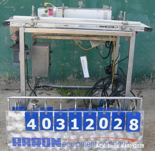 Used -Marking Tech Laser Code Date Printer. Laser tube nominal power output, 10