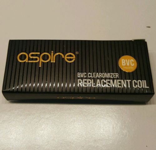 5 Pack Aspire BVC 1.6 ohm Coils with scratch code Fits Aspire ET-S tank