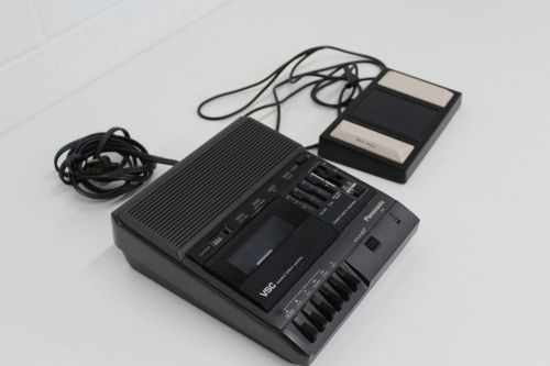 Panasonic RR-830 Standard Cassette Transcriber w/ Foot Pedal, See Description