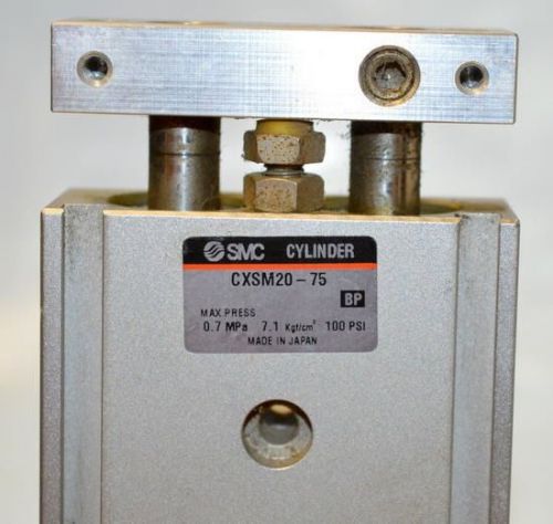 SMC Type CXSM20-75 Compact Type Dual Road Cylinder. No box.