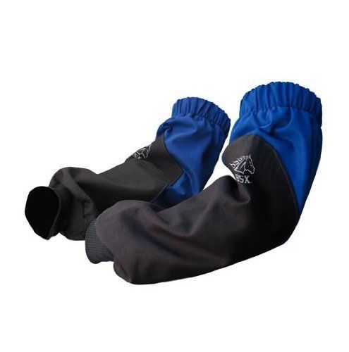 Revco BX9-19S-RB BSX Reinforced Fire Resistant Sleeves, Royal Blue/Black 1 Pair