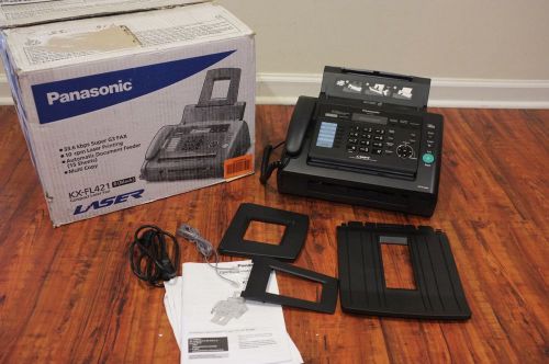 Panasonic KX-FL421 Laser Fax/Copier Machine Free Shipping