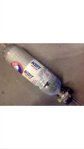 Scott 4500psi 30min carbon scba air pak bottle cylinder breathing tank mfr 2010 for sale