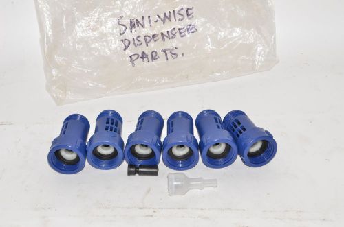 Lot 0f (6) Knight Sani-Wise Dispenser Parts NOS