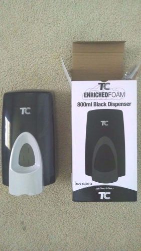 Soap Dispenser 800ml black stock # 450034 TC Enriched Foam NIB