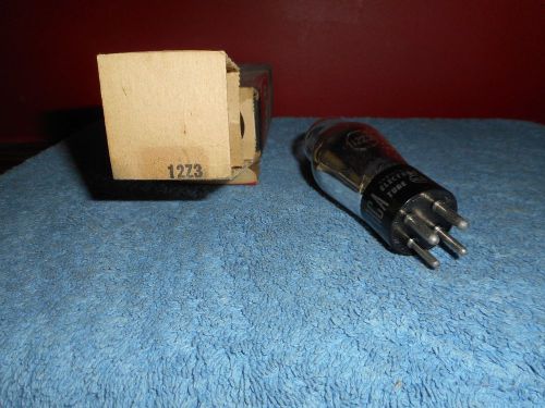 RCA 12Z3 ELECTRON TUBE VINTAGE NOS ORIGINAL BOX NEW &amp; NEVER USED (3-46) BOX DATE