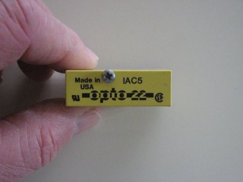Opto 22 IAC5 Yellow Input Module, 5 Volt Logic, UR