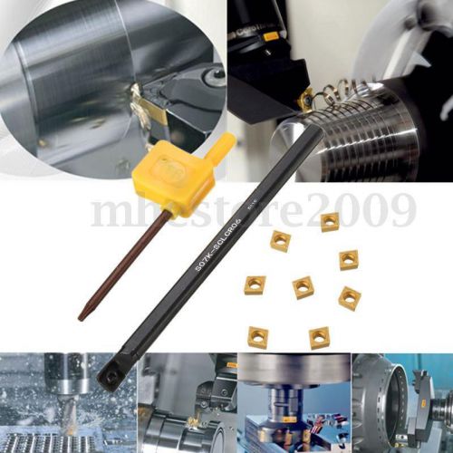 7x125mm s07k-sclcr06 holder +8pcs ccmt0602+ 1wrench latheturning tool boring bar for sale