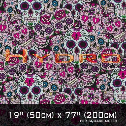 Hydrographic film for hydro dipping water transfer film sugar skulls for sale