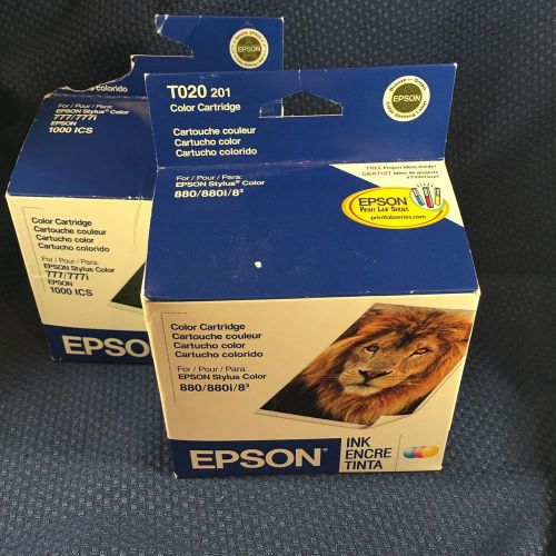 2016 Genuine Epson T020 201 &amp; Epson T018 201 Ink Bundle - Brand New / Sealed