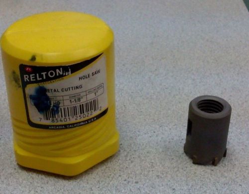 Relton carbide hole saw HS-18  1-1/8  1&#034;