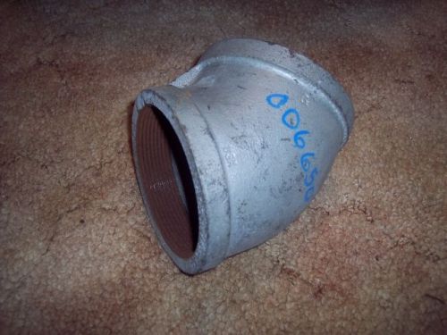 4&#034; Galvanized Elbow made in USA Threaded 45 Degree Elbow Galvanized Pipe Fitting