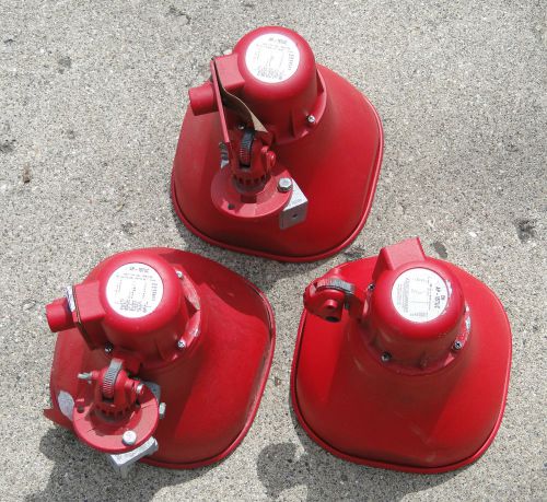 Lot of 3 Atlas/Soundolier EN AP-15TUC Fire Protection Signaling Speakers !!