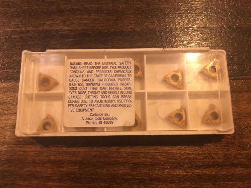 BRAND NEW Lot of 10 Seco Coromant Carbide Inserts 11NRA60G1