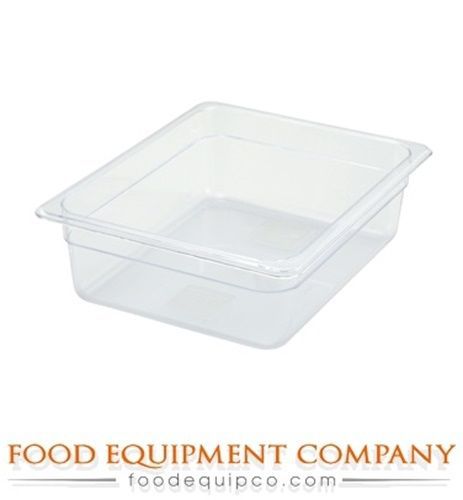 Winco SP7204 Poly-Ware™ Food Pan, 1/2 size, 4&#034; deep - Case of 24