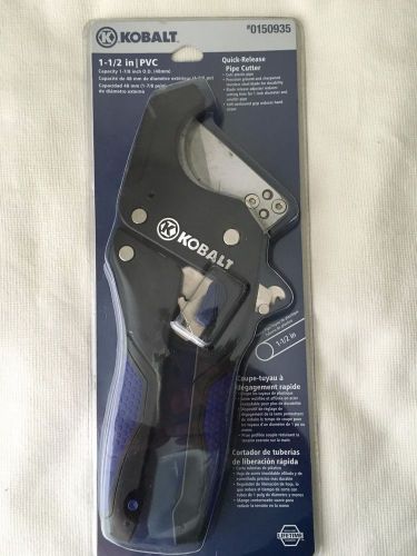 Kobalt 1-1/2 in or 1-7/8 in o.d. pvc pipe cutter, 1.5 inch, 1.875 inch, #0150935 for sale