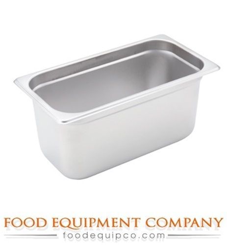 Winco spjh-306 steam table pan, 1/3 size, 6&#034; deep - case of 24 for sale