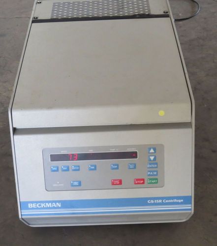Beckman gs-15r refrigerated centrifuge w/ rotor (#807) for sale