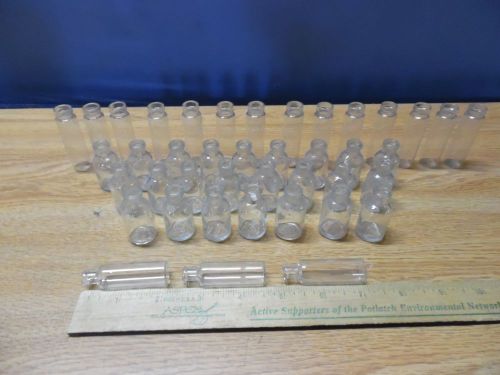 Glass Vials Large Lot Unknown Volume