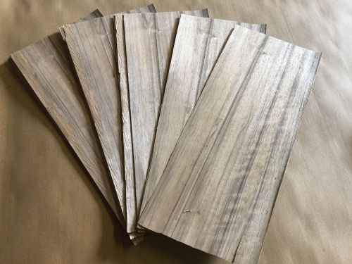 Wood Veneer Paldao 8x21 30 Pcs Total Raw Veneer &#034;EXOTIC&#034; PAl1 6-14-16