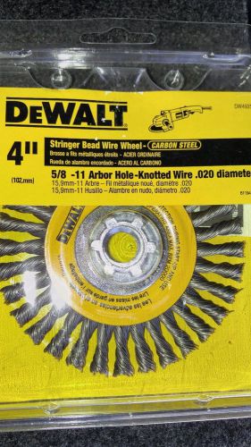 Dewalt 4&#034; Stringer Bead Wire Wheel