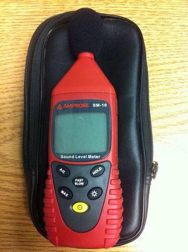 Amprobe SM-10 Sound meter With Manual and Case (APL)
