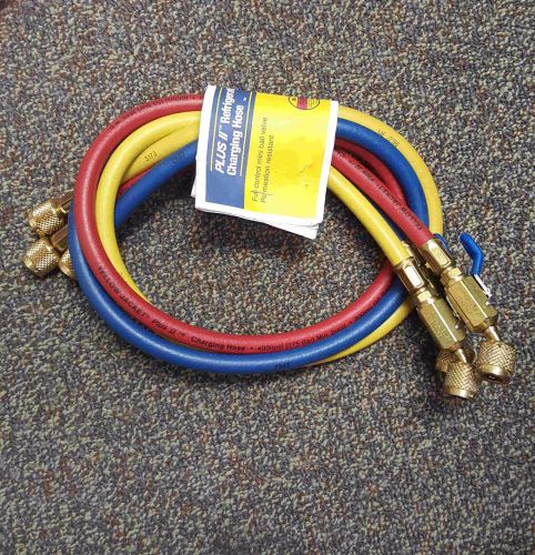 Yellow Jacket 29983 36&#034;, 3 Pak, Compact Ball Valve, Plus II 1/4&#034; Hose-USED