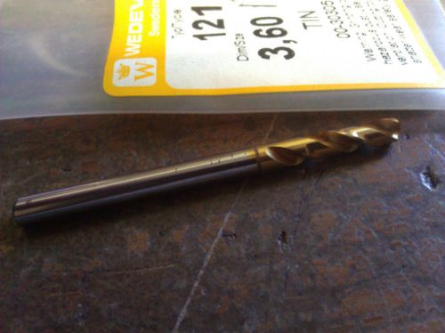 .1417 3.6mm hsco tin stub drill for sale