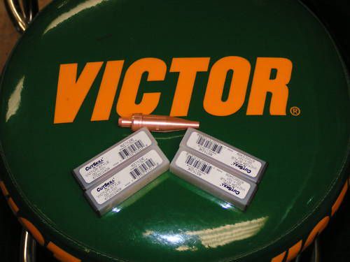 Victor cutting tips lot of sizes 0,1,2,3 &amp; 4 Cutskill