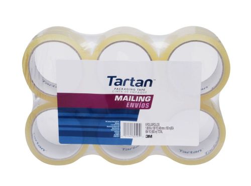 Tartan  Mailing Packaging Tape 1.88 Inches x 109 Yards 6 Pack (3690L-6)