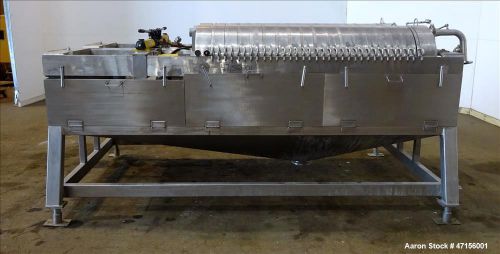 Used- star systems dual plate filter press, model 34-24d-316-ss-sh-304-twin. 24&#034; for sale