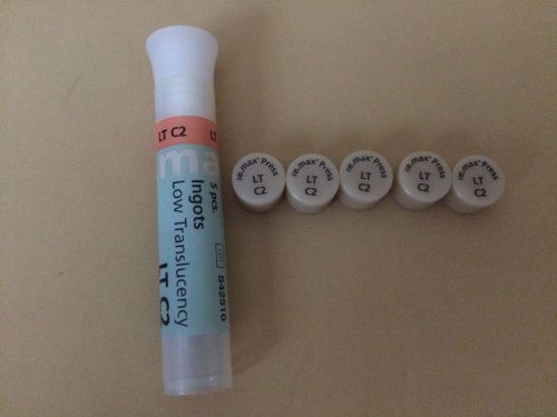 Ivoclar Vivadent e.Max Press LT C2 Low Translucency QTY 5 Ingots