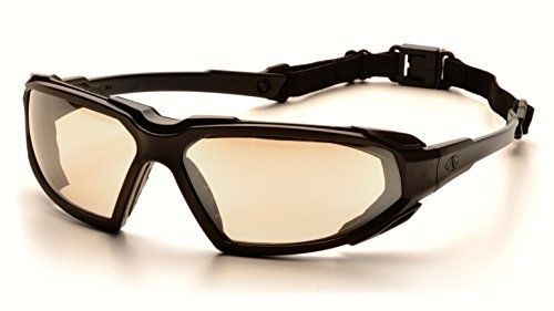NEW Eye Safety Glasses Eyewear Black Frame Indoor Outdoor Mirror Anti Fog Lens