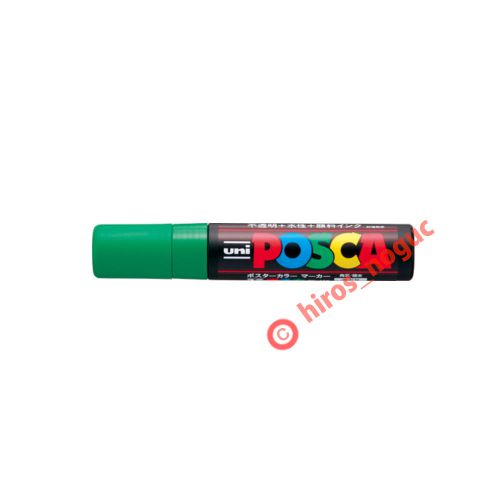 Uni posca paint marker green, pc-17k, line width 15 mm, thick line marker for sale