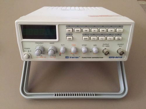 INSTEK 10MHZ Function Generator GFG-8210 W/2 cables and Manual