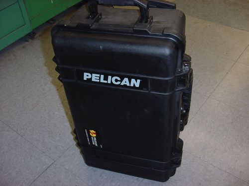 Black Pelican 1510 case With Handle &amp; Wheels 20 x 12 x 9